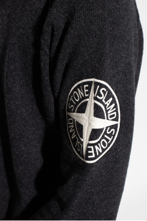 Stone Island Logo-embroidered sweater