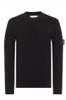 Stone Island BLACK Logo-patch sweater