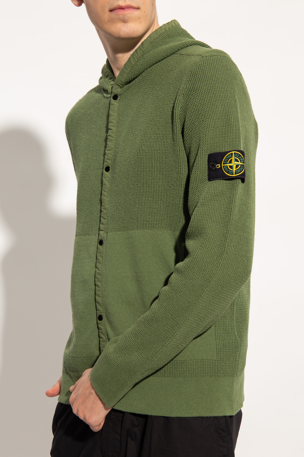 Stone Island whiteed hoodie