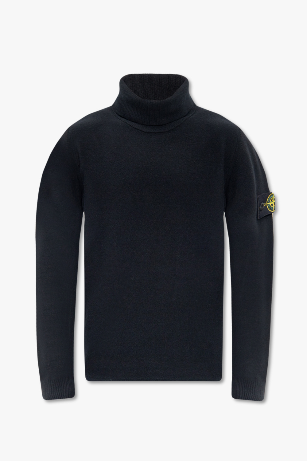 Stone Island Turtleneck boody sweater with logo