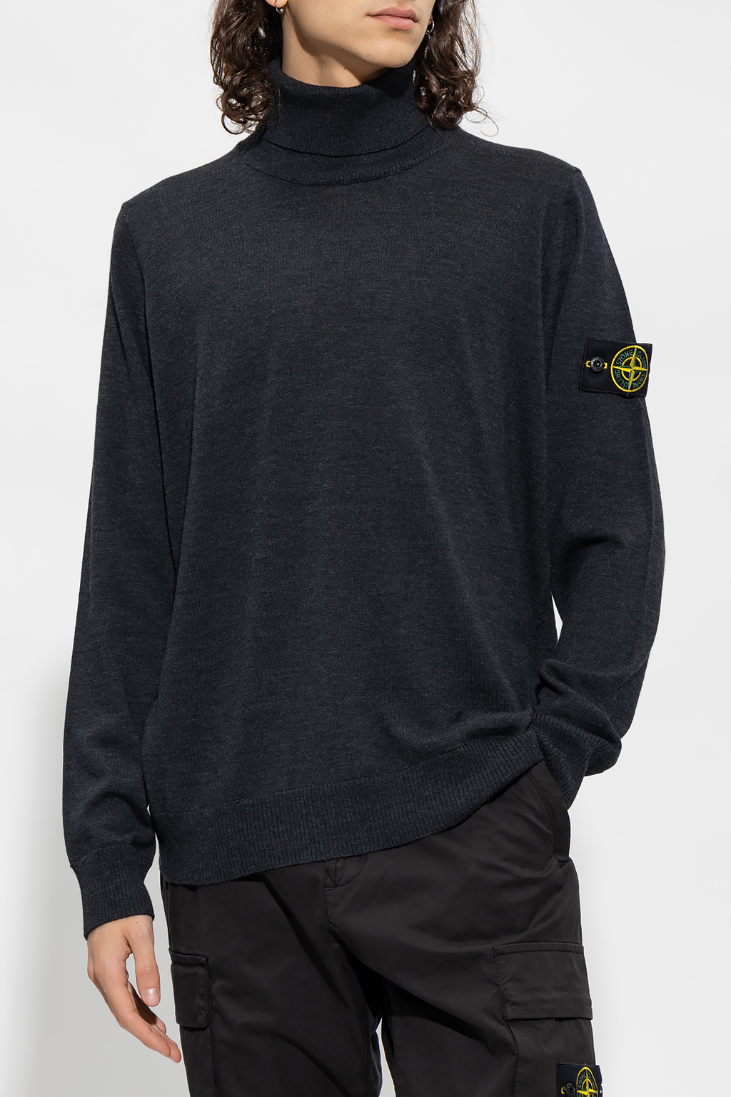 Stone Island Turtleneck with logo