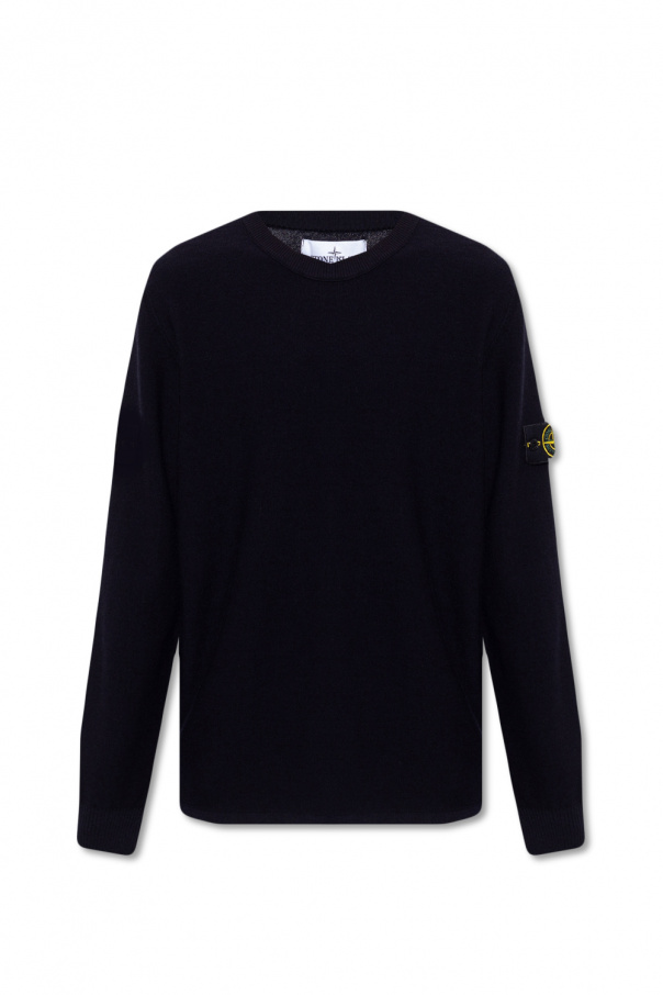 Navy blue Sweater with logo Stone Island - Germany - Homme