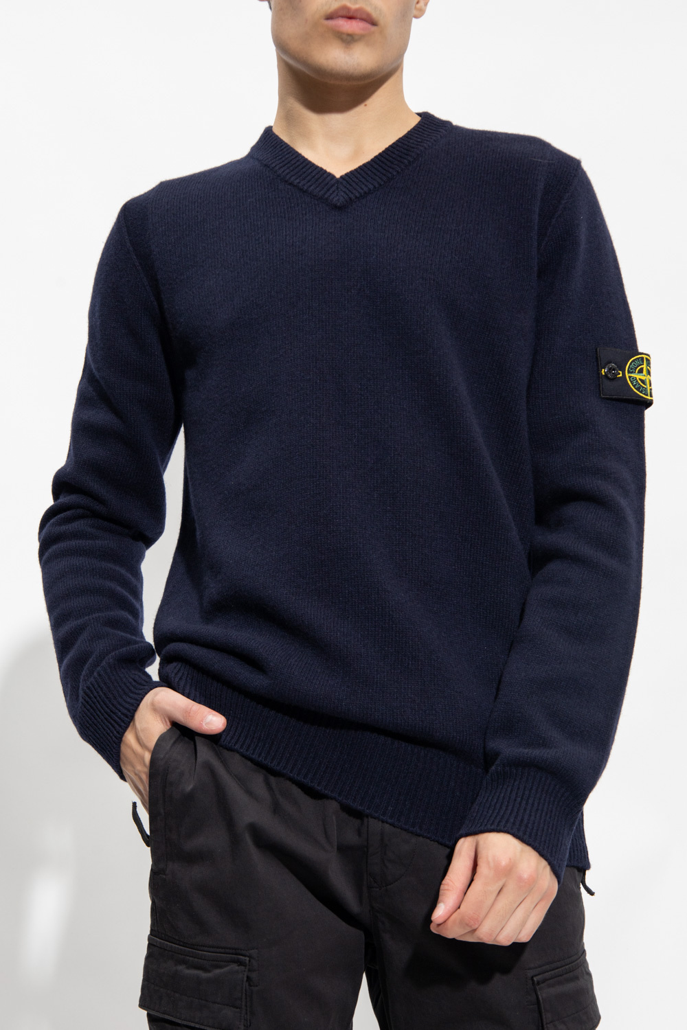 Stone Island Wool overdye sweater