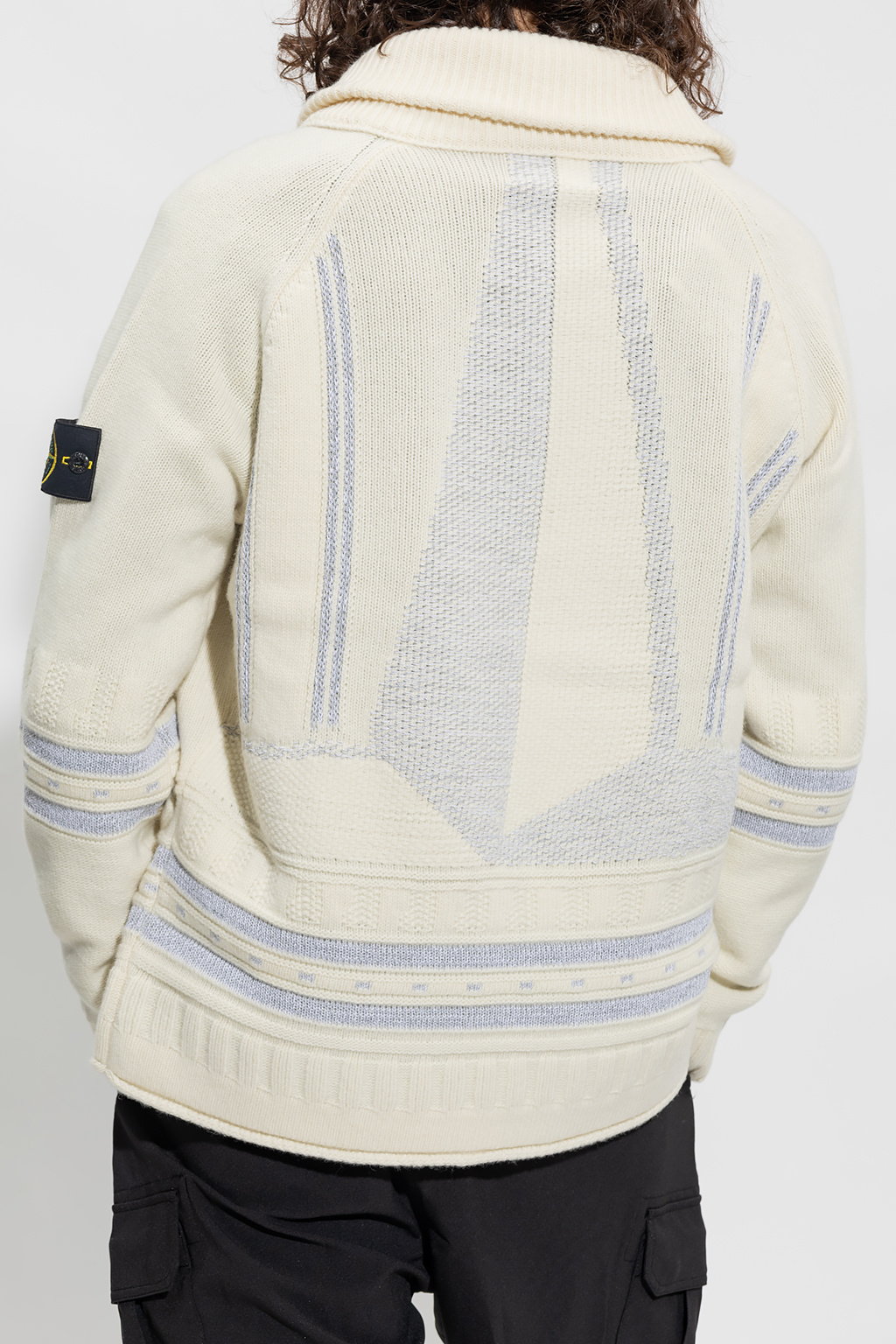 Stone Island Cardigan with logo