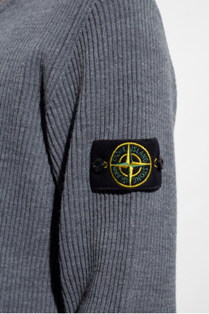 Stone Island textured Sweater with logo