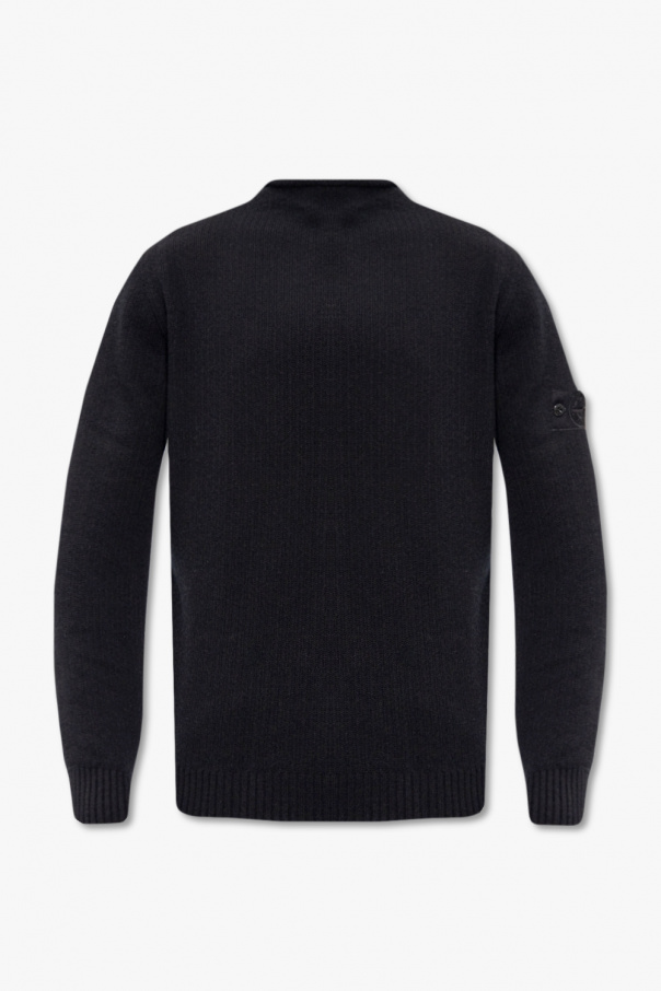 Stone Island sweater Glacier with standing collar