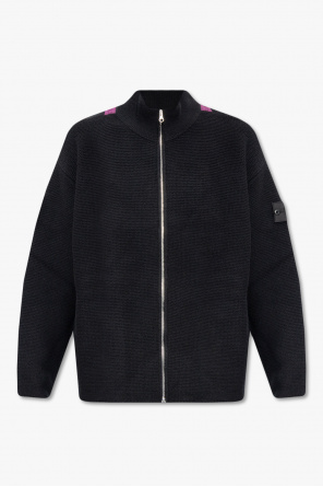 Fendi panelled wool shirt-jacket