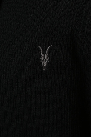 AllSaints 'Mode' logo-embroidered cardigan