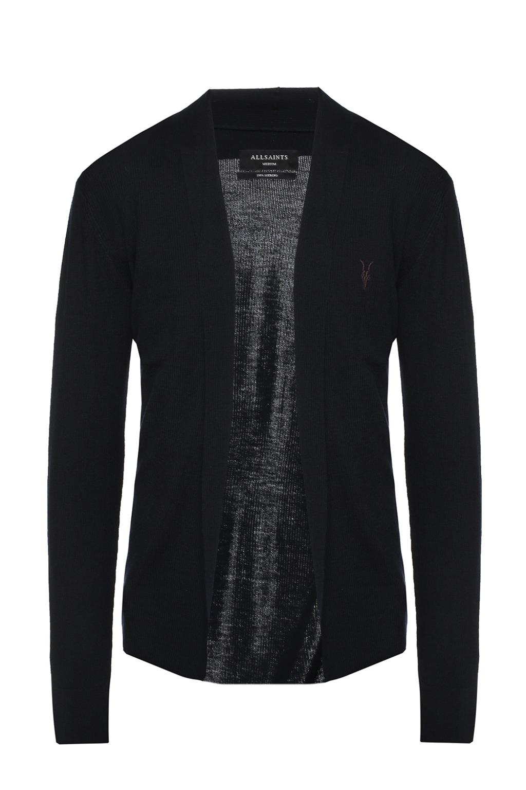 AllSaints 'Mode' logo-embroidered cardigan