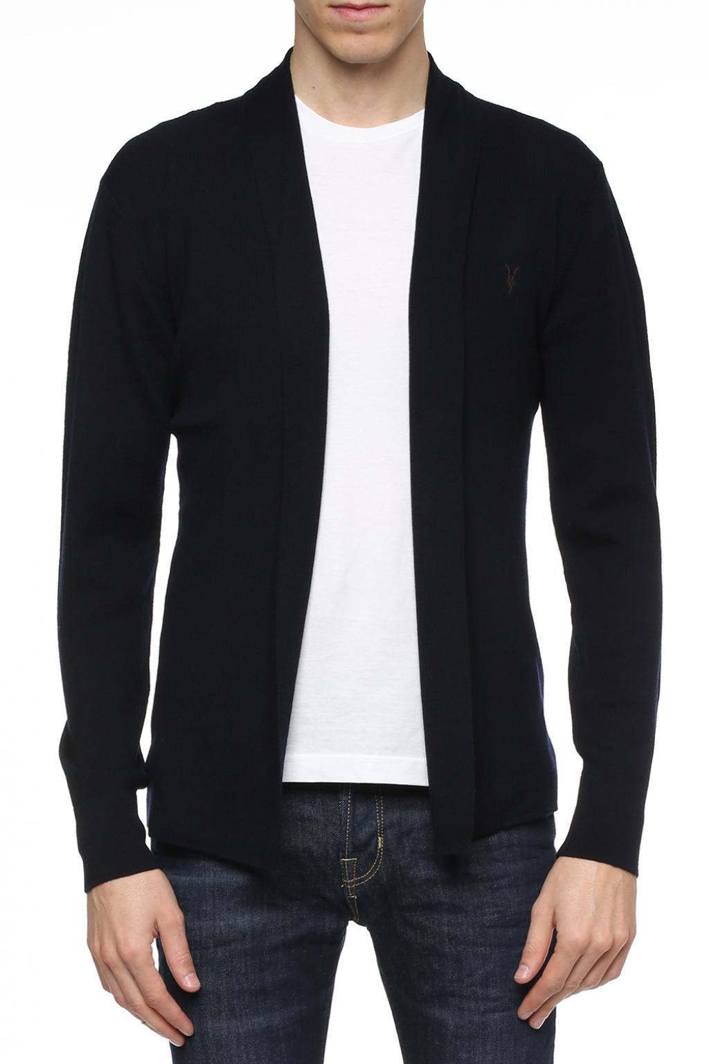 AllSaints 'Mode' logo-embroidered cardigan