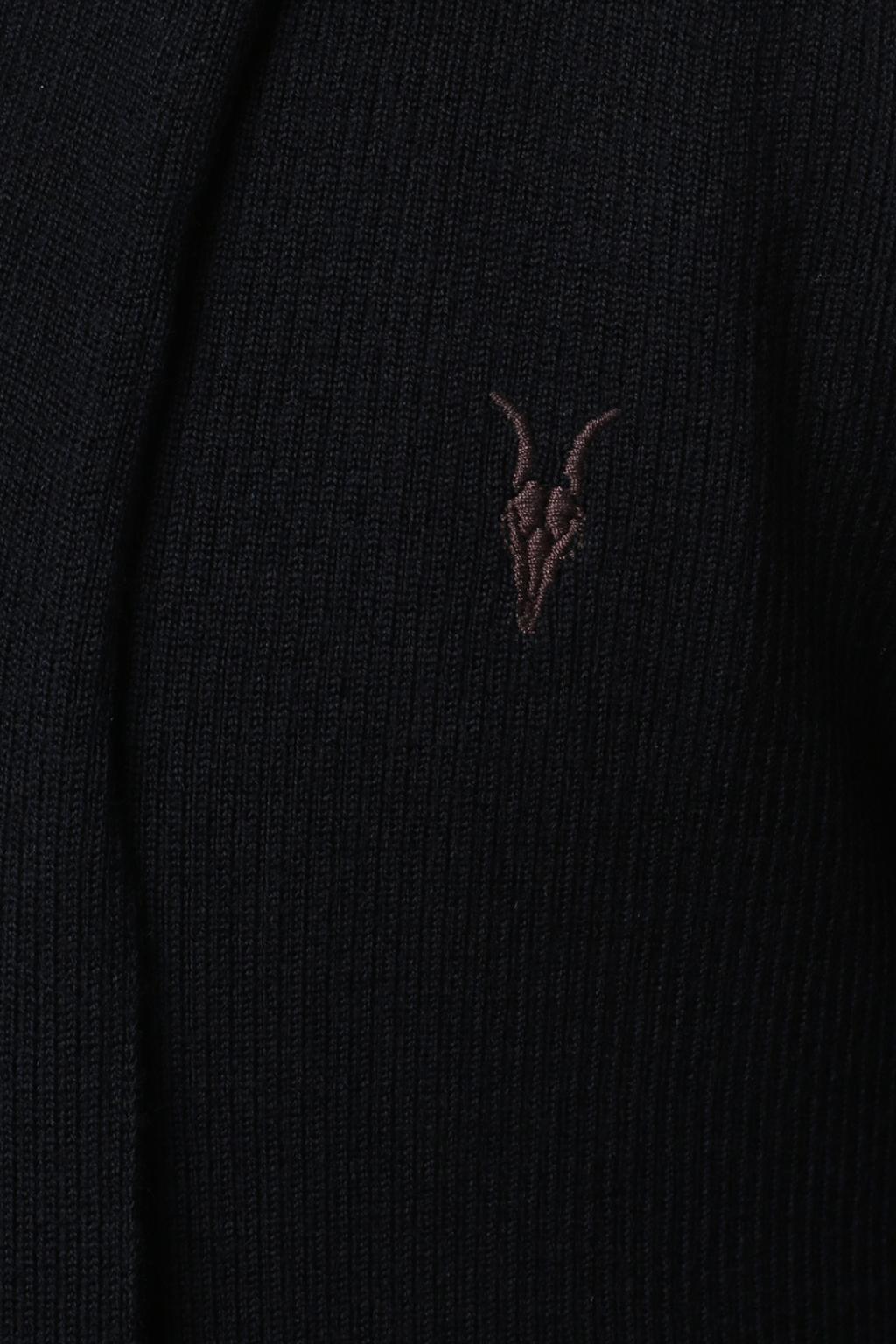 AllSaints 'Mode' logo-embroidered cardigan