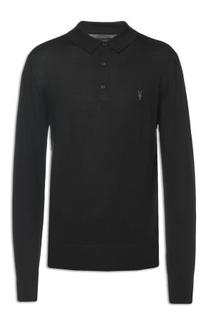Wool polo shirt