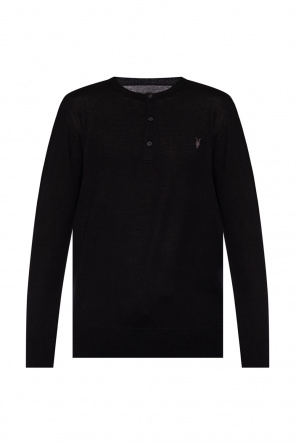 ‘mode’ sweater with logo od AllSaints