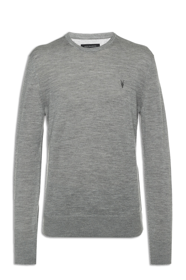 AllSaints Sweter z wyszytym logo 'Mode'