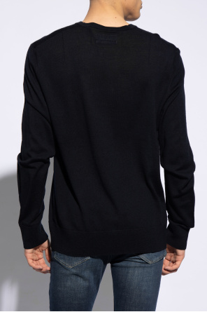 AllSaints 'Mode' logo-embroidered sweater