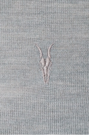AllSaints 'Mode' logo-stitched sweater