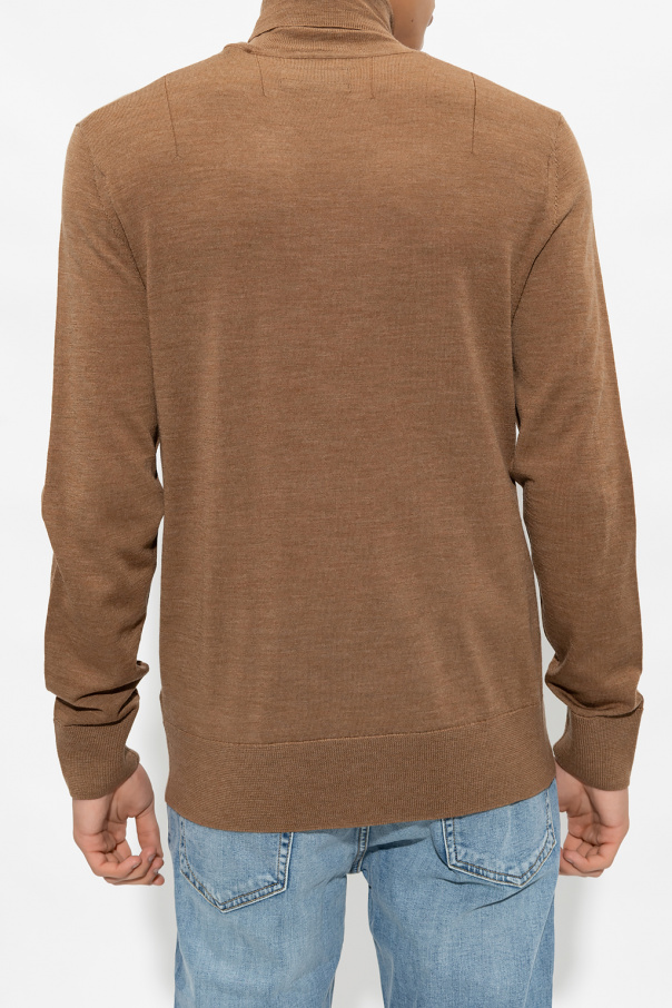 GenesinlifeShops Spain - Brown 'Mode' wool turtleneck sweater