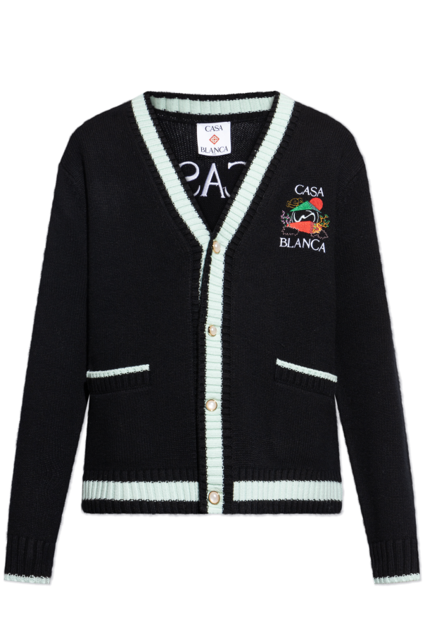 Cardigan with logo od Casablanca