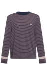 Etro NAVY BLUE Striped Pattern Sweater