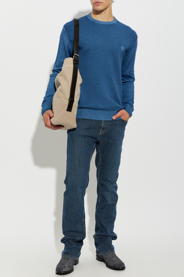 Etro Wool jumper with embroidered logo