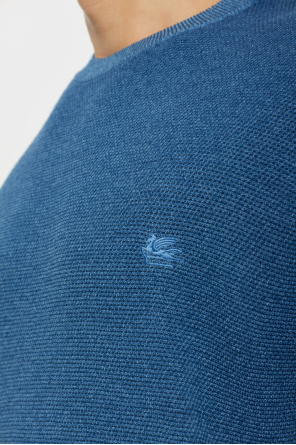 Etro Wool jumper with embroidered logo