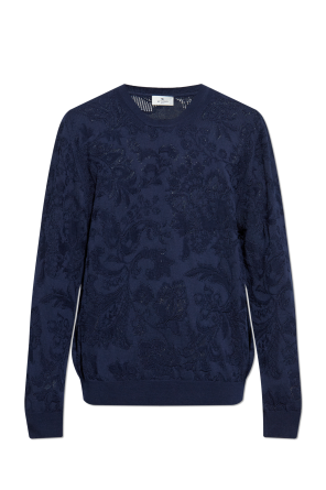 Sweater with a round neckline