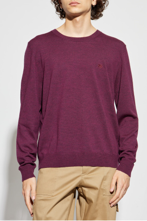 Etro Jersey de lana con logo bordado