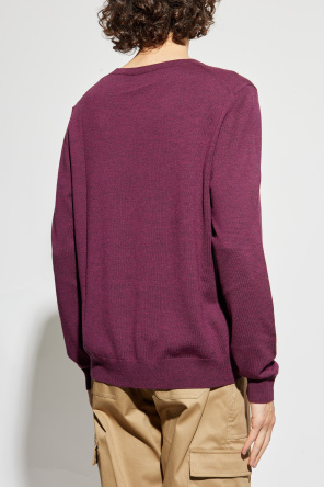 Etro Jersey de lana con logo bordado