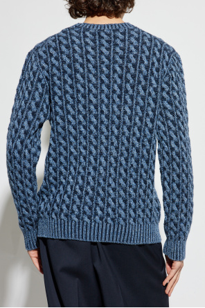 Etro Jersey de lana con cuello redondo