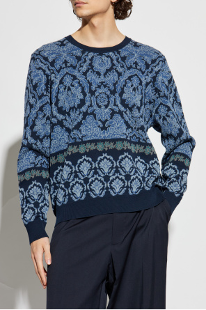 Etro Baumwollpullover mit dekorativem Muster