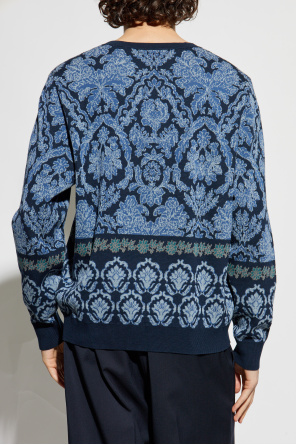 Etro Baumwollpullover mit dekorativem Muster