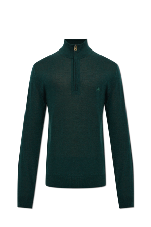 Jersey de lana con logo bordado