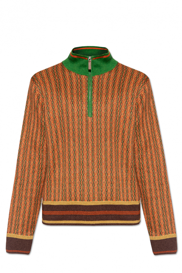 Wales Bonner ‘Orchestre’ sweater Bershka with high neck