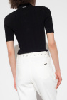 Michael Michael Kors BLACK Ribbed polo shirt