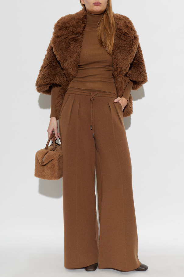 Max Mara Brown '‘Cavallo’' wool turtleneck