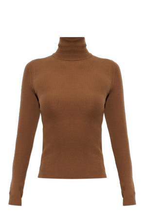 Brown '‘Cavallo’' wool turtleneck