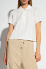 Theory WHITE Relaxed-fitting polo shirt