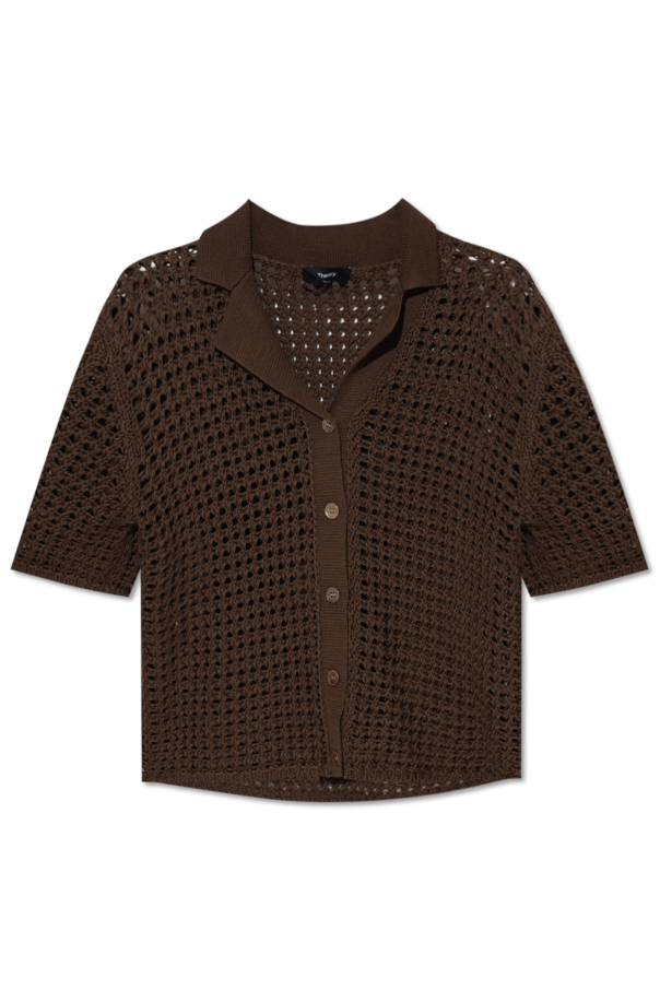 Theory Cardigan with short sleeves