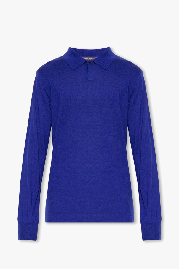 Norse Projects cotton pique marle polo