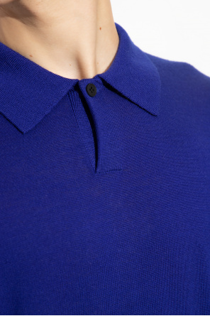 Norse Projects cotton pique marle polo