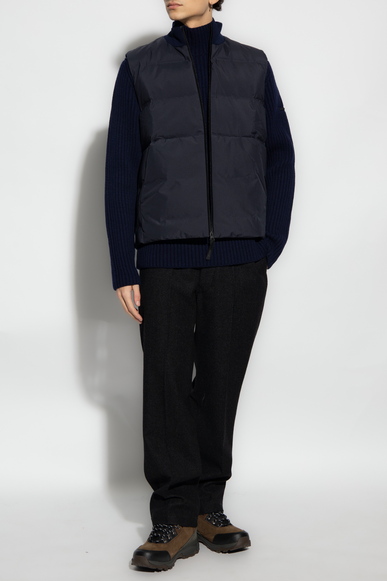 Norse Projects Alyx 9SM faux-shearling hooded jacket Nero