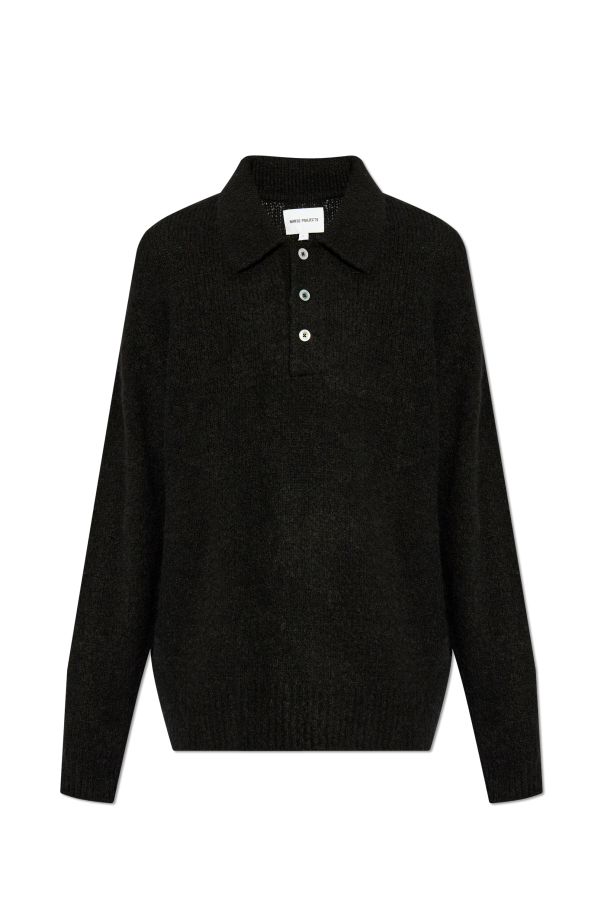 Norse Projects Sweter `Rasmus` typu `polo`