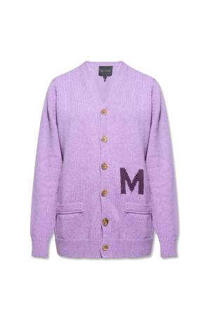 The Marc Jacobs Kids embroidered-logo perforated blouse