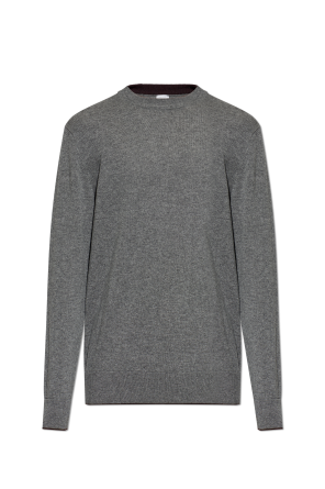 Cashmere sweater with a crew neck