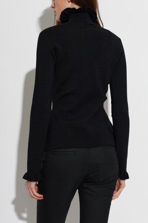 Blumarine Jersey de cuello alto con motivo floral