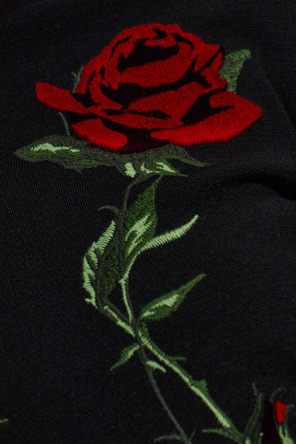 Blumarine Jersey de cuello alto con motivo floral