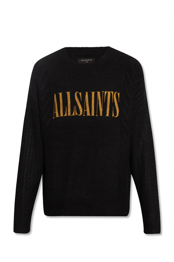 AllSaints ‘Nu Saints’ logo-embroidered sweater