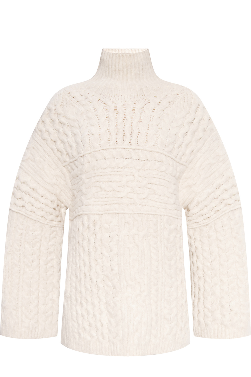 Nanushka Woven turtleneck sweater