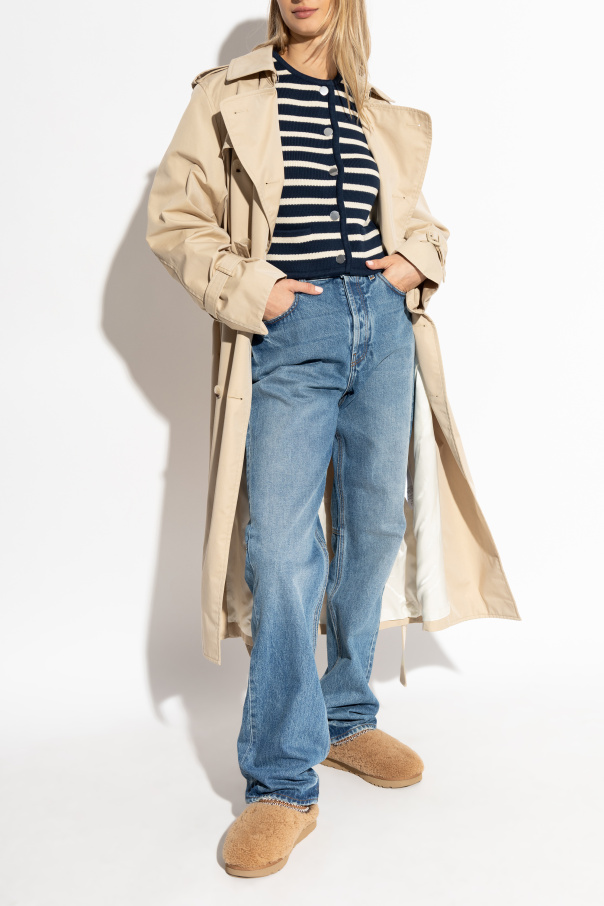 Theory Cardigan with stripe pattern