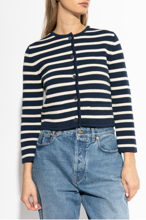 Theory Cardigan with stripe pattern